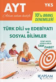 AYT Türk Dili ve Edebiyatı-Sosyal Bilimler 10’lu Deneme Seti 