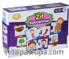 Zıt Kavramlar Okul Öcesi Oyun Seti ( 3+yaş) & Eğitici Öğretici 40 Parça Puzzle Oyun Seti