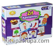 Zıt Kavramlar Okul Öcesi Oyun Seti ( 3+yaş) <br /> Eğitici Öğretici 40 Parça Puzzle Oyun Seti