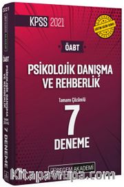 2021 KPSS ÖABT Psikolojik Danışma ve Rehberlik Tamamı Çözümlü 7 Deneme