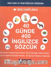 40 Günde 400 İngilizce Sözcük (Kelime Kartı)