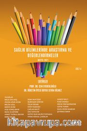 Sağlık Bilimlerinde Araştırma ve Değerlendirmeler Mayıs Cilt 4