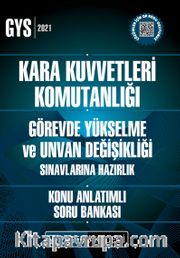 2021 GYS Kara Kuvvetleri Komutanlığı Görevde Yükselme ve Unvan Değişikliği Konu Anlatımlı Soru Bankası