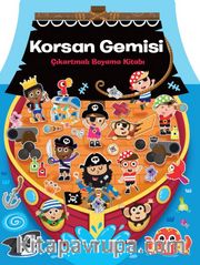 Korsan Gemisi Çıkartmalı Boyama Kitabı