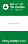 The Nature And Sources Of The Law
