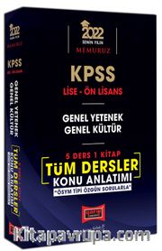 2022 KPSS Lise Ön Lisans GY GK 5 Ders 1 Kitap Tüm Dersler Konu Anlatımı