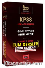 2022 KPSS Lise Ön Lisans GY GK 5 Ders 1 Kitap Tüm Dersler Soru Bankası