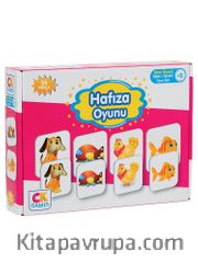 Hafıza Oyunu Okul Öncesi Oyun Seti +3 Yaş <br /> Eğitici Öğretici 34 Parça Puzzle Oyun Seti