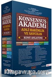 Konsensus Akademi Adli Hakimlik ve Savcılık Konu Anlatımlı Set (12 Fasikül  Modüler Set)