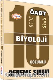 2016 KPSS ÖABT Biyoloji 10 Çözümlü Deneme Sınavı