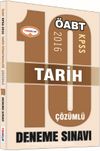 2016 KPSS ÖABT Tarih 10 Çözümlü Deneme Sınavı