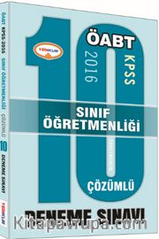 2016 KPSS ÖABT Sınıf Öğretemenliği 10 Çözümlü Deneme Sınavı