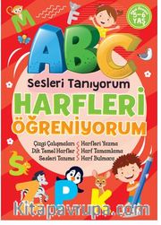 Sesleri Tanıyorum Harfleri Öğreniyorum / Çizgi Çalışmaları-Dik Temel Harfler-Sesleri Tanıma-Harfleri Yazma-Harf Tamamlama-Har Bulmaca