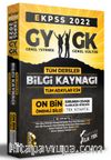 2022 EKPSS Genel Yetenek Genel Kültür Tüm Dersler Bilgi Kaynağı 