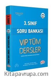 3.Sınıf Vıp Tüm Dersler Soru Bankası Mavi Kitap