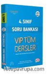 4.Sınıf Vıp Tüm Dersler Soru Bankası Mavi Kitap 