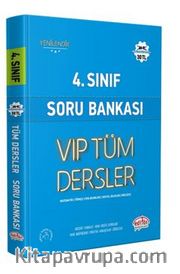 4.Sınıf Vıp Tüm Dersler Soru Bankası Mavi Kitap 