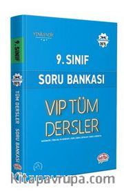9.Sınıf Vıp Tüm Dersler Soru Bankası Mavi Kitap