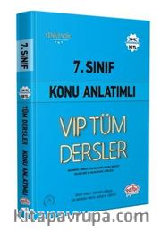 7.Sınıf Vıp Tüm Dersler Konu Anlatımlı Mavi Kitap 
