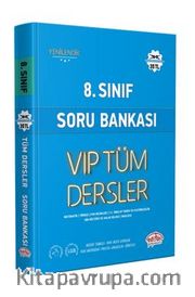 8.Sınıf Vıp Tüm Dersler Soru Bankası Mavi Kitap