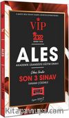 2022 VİP ALES Son 3 Sınav Tamamı Çözümlü Çıkmış Sorular
