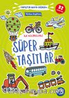 İlk Kelimelerle Süper Taşıtlar Yapıştır - Boya - Öğren