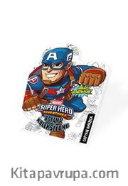 Marvel – Super Hero Adventures Boyama Koleksiyonu – Captaın Amerıca