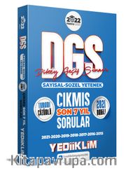 2022 Prestij Serisi DGS Tamamı Çözümlü Son 7 Yıl Çıkmış Sorular