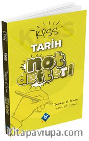 2022 KPSS Tarih Konu Anlatımlı Not Defteri