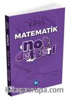 2022 KPSS Matematik Problemler Konu Anlatımı Defteri
