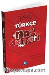 2022 KPSS Türkçe Konu Anlatımlı Not Defteri