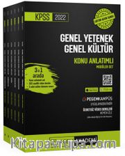 2022 KPSS Genel Yetenek Genel Kültür Konu Anlatımlı Modüler Set (6 Kitap) + En Güncel Video Dersler + 5 Adet Online Deneme Sınavı