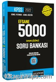 2022 KPSS Genel Yetenek Genel Kültür Efsane 5000 Soru Bankası
