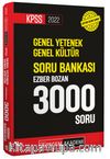 2022 KPSS Genel Yetenek Genel Kültür Ezberbozan 3000 Soru Bankası