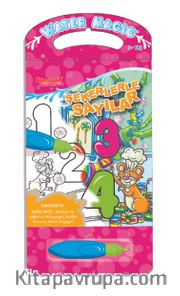 Water Magic - Özel Kalemli Boya Kitabı / Şekerlerle Sayılar