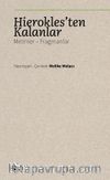 Hierokles'ten Kalanlar & Metinler - Fragmanlar