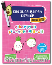 Dikkat Geliştiren Çizgiler / Meyveler ve Sebzeler