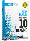 2022 KPSS Eğitim Bilimleri Tamamı Çözümlü 10 Deneme