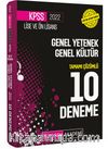 2022 KPSS Lise ve Önlisans Adayları İçin Tamamı Çözümlü 10 Deneme