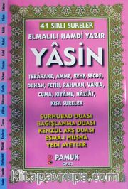 41 Sırlı Sureler Fihristli Yasin (Kod:Yas-206)