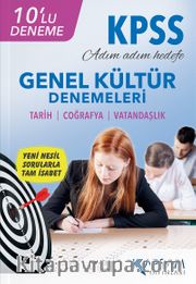 2022 KPSS Genel Kültür 10’lu Deneme Deneme Seti