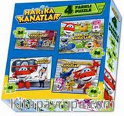 Harika Kanatlar 4'lü Kutu Puzzle