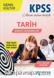 2022 KPSS Genel Kültür Tarih Branş Denemeleri 20 Deneme