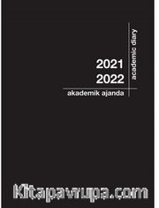 2021-2022 Akademik Ajanda Siyah