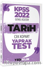 2022 KPSS Lisans Genel Kültür Tarih Çek Kopart Yaprak Test 