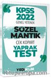 2022 KPSS Sözel Mantık Çek Kopart Yaprak Test