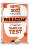 2022 KPSS Paragraf Çek Kopart Yaprak Test 