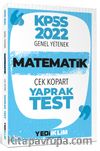 2022 KPSS Lisans Genel Yetenek Matematik Çek Kopart Yaprak Test 