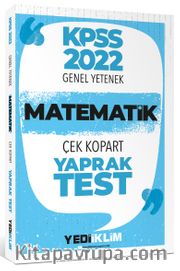 2022 KPSS Lisans Genel Yetenek Matematik Çek Kopart Yaprak Test 