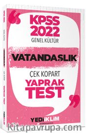 2022 KPSS Lisans Genel Kültür Vatandaşlık Çek Kopart Yaprak Test 